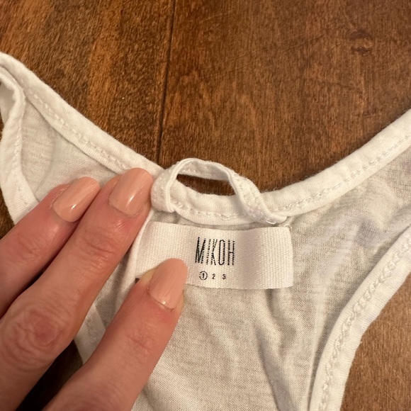 MIKOH White Racerback Tank Top Sz Small - Picture 5 of 6